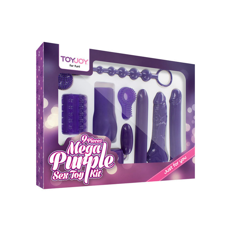 TOYJOY JUST FOR YOU MEGA PURPLE SEX TOY KIT