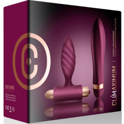 CLIMAXIMUM DESIRE KIT VIBRADOR PLUG ANAL TRENZADO