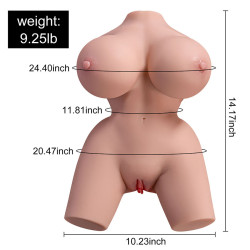 XISE FRIEDA TORSO REALISTICO FEMENINO CON VIBRACION 36 CM