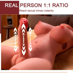 XISE MIAH LADY BOY TORSO FEMENINO CON DILDO CON VIBRACION Y THRUSTING 55 CM