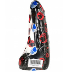 ALL BLACK DILDO REALISTICO NEGRO SUAVE 20 CM