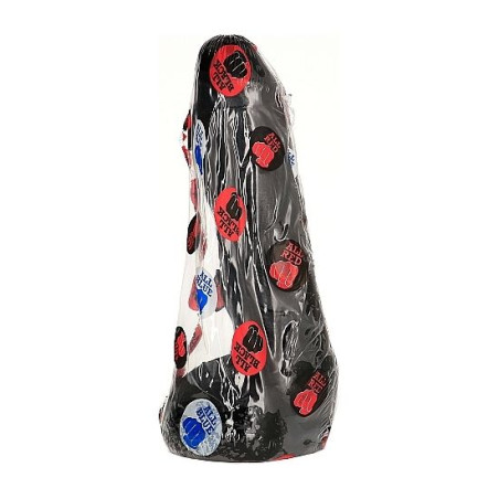 ALL BLACK PENE REALISTICO ANAL 20 CM