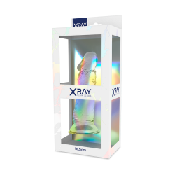 XRAY CLEAR DILDO TRANSPARENTE 165CM X 4CM