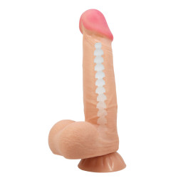 PRETTY LOVE SLIDING SKIN SERIES DILDO REALISTICO CON VENTOSA PIEL DESLIZANTE 218 CM