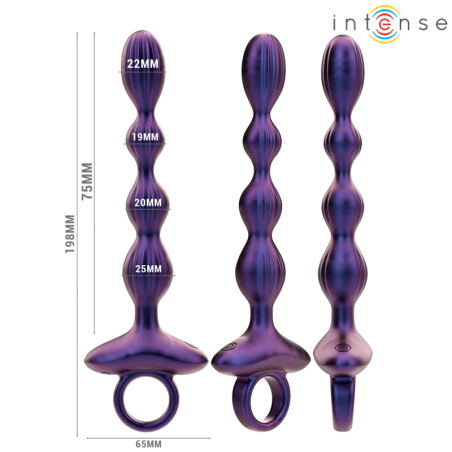 INTENSE JACKIE PLUG ANAL VIBRADOR MODELO 1 CONTROL REMOTO