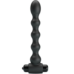 PRETTY LOVE LYNN PLUG ANAL SILICONA 10 VIBRACIONES NEGRO