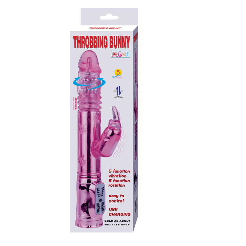 BAILE THROBBING BUNNY ROTADOR RAMPANTE ROSA