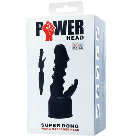 BAILE POWER HEAD CABEZAL INTERCAMBIABLE PARA ESTIMULACION INTERNA Y CLITORIS