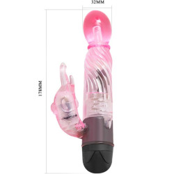 BAILE GIVE YOU A KIND OF LOVER VIBRADOR CON RABBIT ROSA 10 MODOS