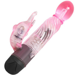BAILE GIVE YOU A KIND OF LOVER VIBRADOR CON RABBIT ROSA 10 MODOS