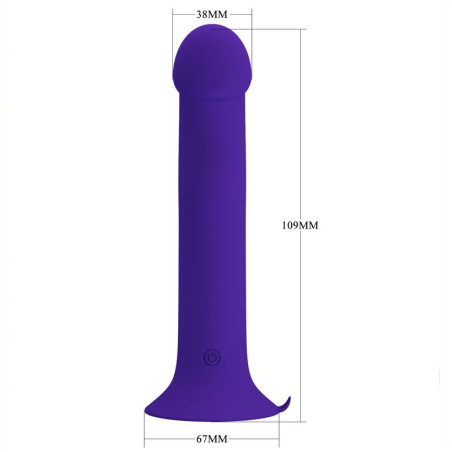 PRETTY LOVE MURRAY YOUTH DILDO VIBRADOR RECARGABLE VIOLETA