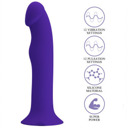 PRETTY LOVE MURRAY YOUTH DILDO VIBRADOR RECARGABLE VIOLETA