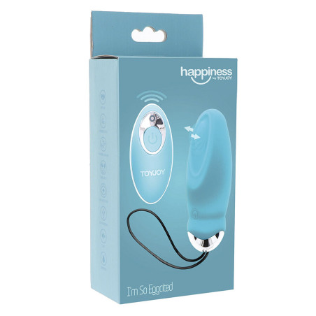 TOYJOY HAPPINESS IM SO EGGCITED VIBRADOR CON CONTROL REMOTO AZUL