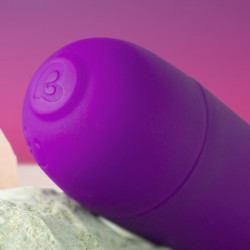 ROCKS OFF GLO GIRL VIBRADOR WAND MINI MORADO