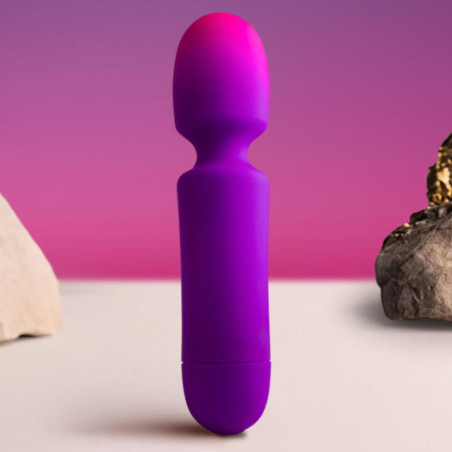 ROCKS OFF GLO GIRL VIBRADOR WAND MINI MORADO