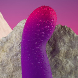 ROCKS OFF GLOW GIRL VIBE VIBRADOR G SPOT DISCRETO MORADO