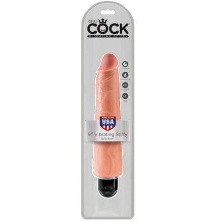 KING COCK VIBRADOR REALISTICO STIFFY 23 CM NATURAL