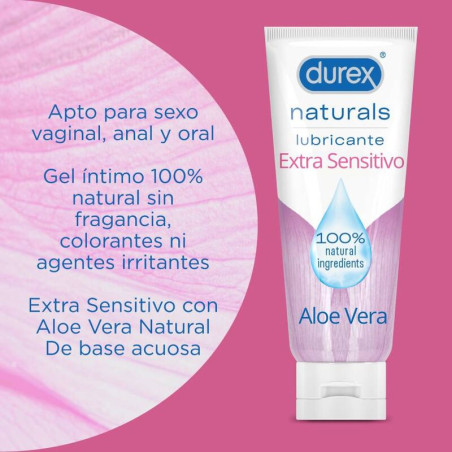 DUREX NATURALS LUBRICANTE EXTRA SENSITIVO 100 ML