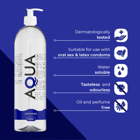 AQUA QUALITY LUBRICANTE BASE DE AGUA 1000 ML