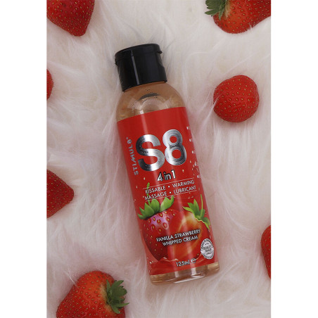 STIMUL8 S8 4 EN 1 LUBRICANTE POSTRE FRESA 125 ML