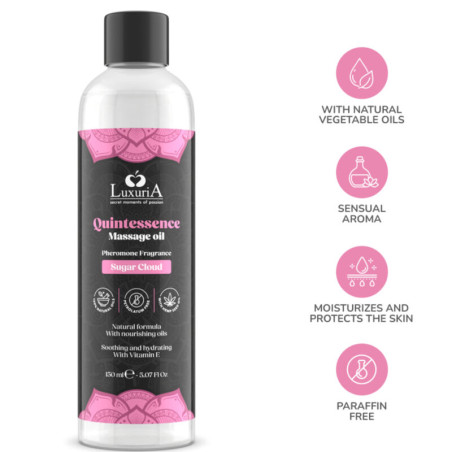 INTIMATELINE LUXURIA ACEITE DE MASAJES NUBE DE AZUCAR 150 ML