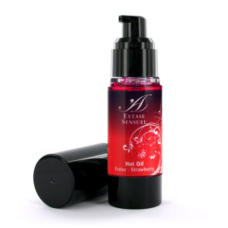 EXTASE SENSUAL ACEITE ESTIMULANTE CALOR FRESA 30 ML