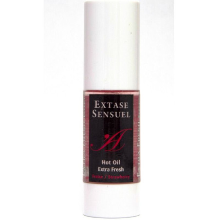 EXTASE SENSUAL ACEITE MASAJE EFECTO EXTRA FRESH FRESA 30 ML