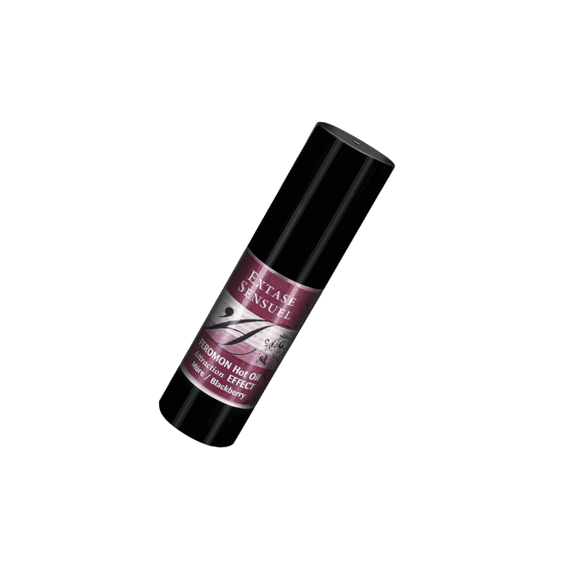 EXTASE SENSUAL ACEITE MASAJE EFECTO CALOR CON FEROMONAS MORA 30 ML