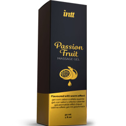 INTT MASSAGE ORAL SEX GEL DE MASAJE SABOR A FRUTA DE LA PASION EFECTO CALOR