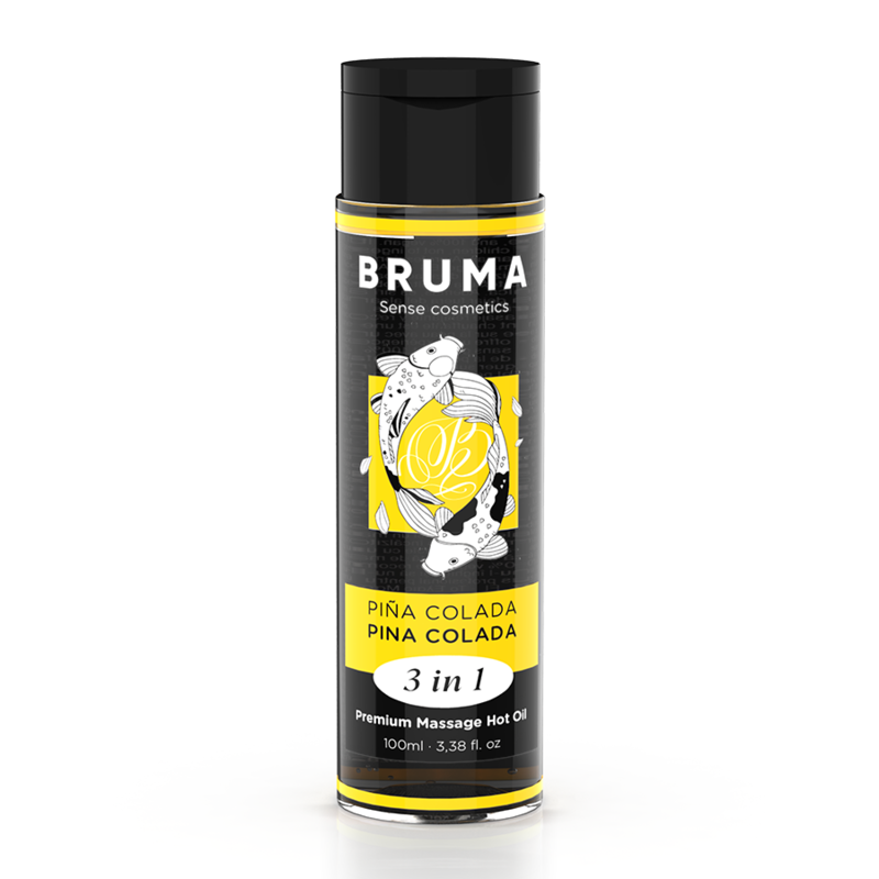 BRUMA ACEITE DE MASAJE PREMIUM EFECTO CALOR SABOR PINA COLADA 3 EN 1 100 ML