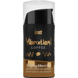 INTT POTENTE ESTIMULANTE INTIMO GEL VIBRADOR LIQUIDO CAFE 15ML