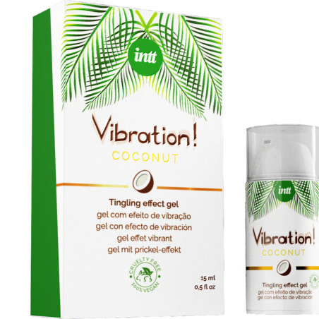 INTT VIBRATION GEL POTENTE ESTIMULANTE VEGANO VIBRADOR LIQUIDO