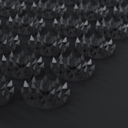 LELO ESTERILLA DE ACUPRESION DE MASAJE CORPORAL NEGRA