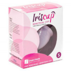 IRISCUP COPA MESTRUAL ROSA PEQUENA BOLSA ESTERILIZADORA GRATIS