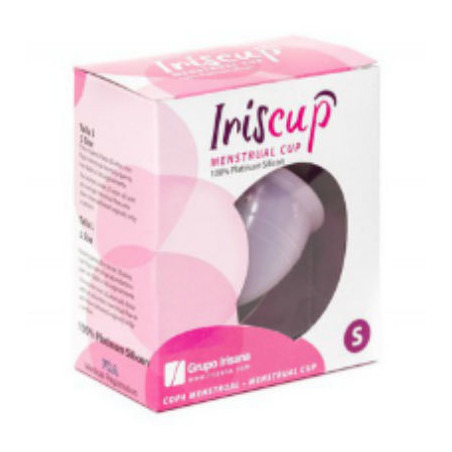 IRISCUP COPA MESTRUAL ROSA PEQUENA BOLSA ESTERILIZADORA GRATIS