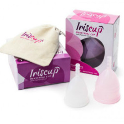 IRISCUP COPA MESTRUAL ROSA PEQUENA BOLSA ESTERILIZADORA GRATIS