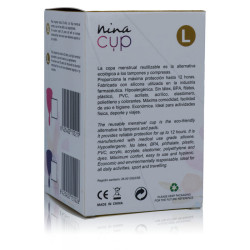 NINA KIKI COPA MENSTRUAL ROSA TALLA L