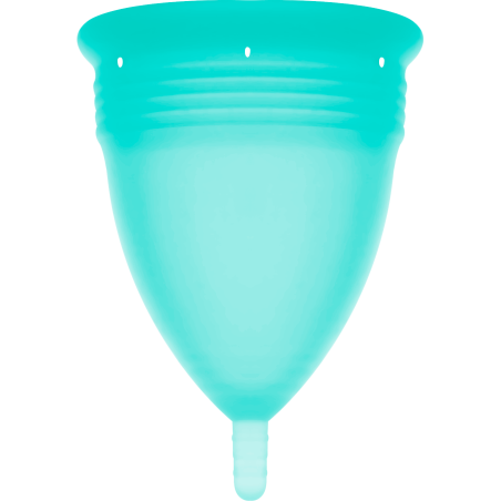 STERCUP COPA MENSTRUAL FDA SILICONA AQUAMARINA TALLA S