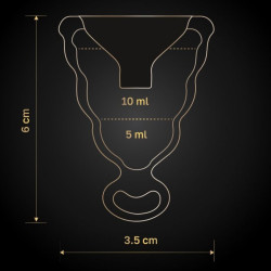 G VIBE GCUP COPA MENSTRUAL NEGRA