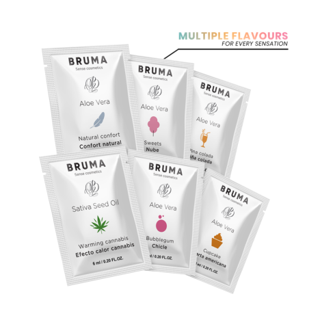 BRUMA 6 ML GEL DESLIZANTE CON ALOE VERA SABOR A TARTA AMERICANA