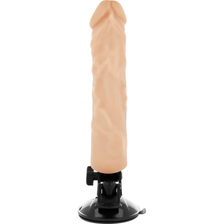 BASECOCK VIBRADOR REALISTICO CONTROL REMOTO NATURAL 21 CM O 4 CM