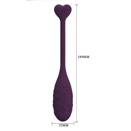 PRETTY LOVE FISHERMAN HUEVO VIBRADOR LILA CONTROLADO POR APP