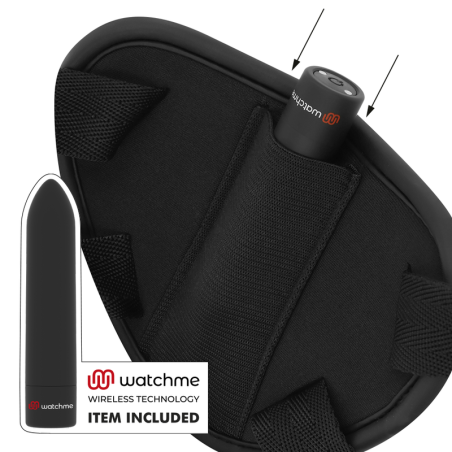 FETISH SUBMISSIVE CYBER STRAP ARNES CON DILDO Y BALA CONTROL REMOTO TECNOLOGIA WATCHME M