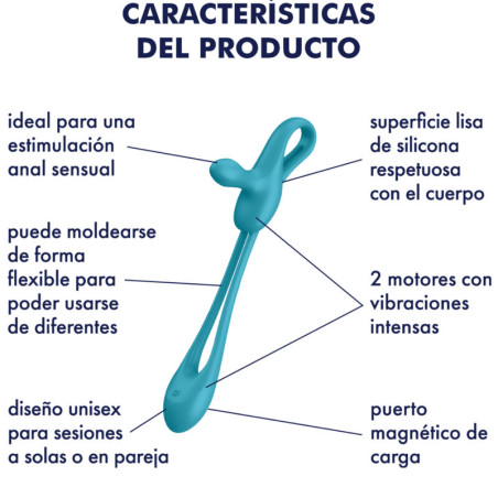 SATISFYER PLUG PLAY 1 MULTIVIBRADOR FLEXIBLE