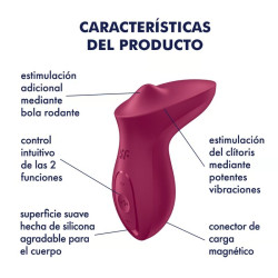 SATISFYER EXCITERRR VIBRADOR LAY ON CLITORIS FUCSIA