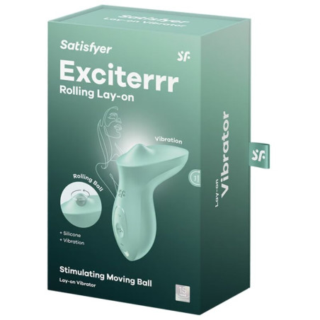 SATISFYER EXCITERRR VIBRADOR LAY ON CLITORIS MENTA