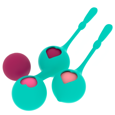 SET DEVA RITUAL ENTRENAMIENTO PELVICO VERDE AQUA