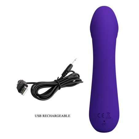 PRETTY LOVE CETUS VIBRADOR RECARGABLE LILA