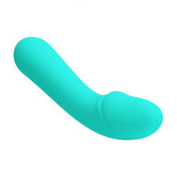 PRETTY LOVE CETUS VIBRADOR RECARGABLE VERDE AGUA