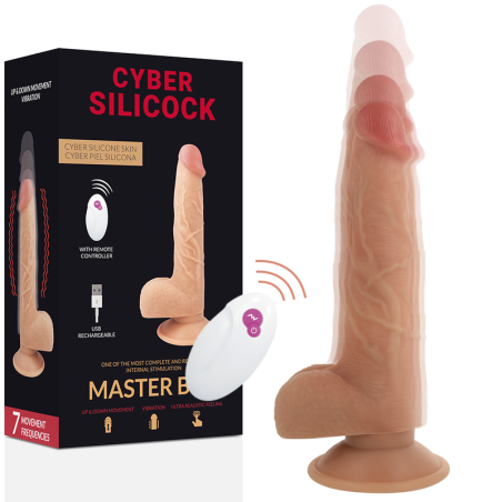 CYBER SILICOCK REALISTICO CONTROL REMOTO MASTER BEN 2388 CM O 43 CM